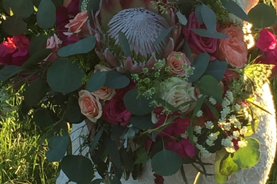 Kind Protea Bridal Bouquet