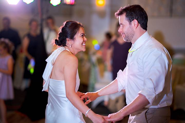 First dance smiles