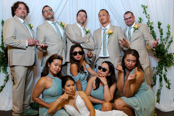 Weddng Party backdrop
