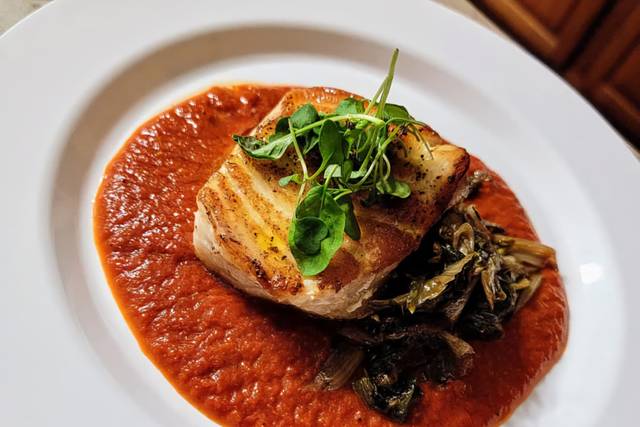Chillian Seabass escarole