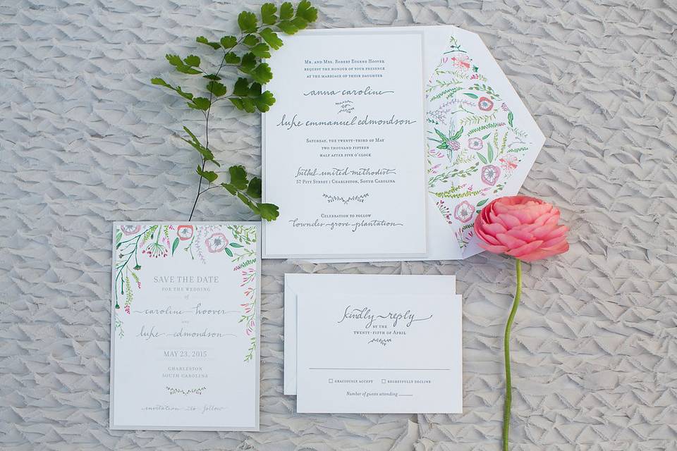 Wedding invitation cards