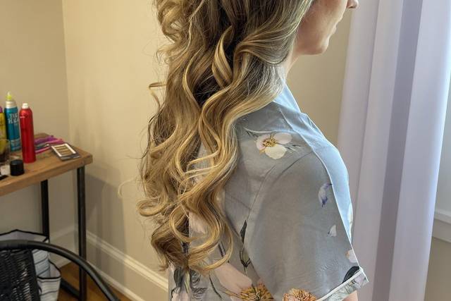 Half-up hair