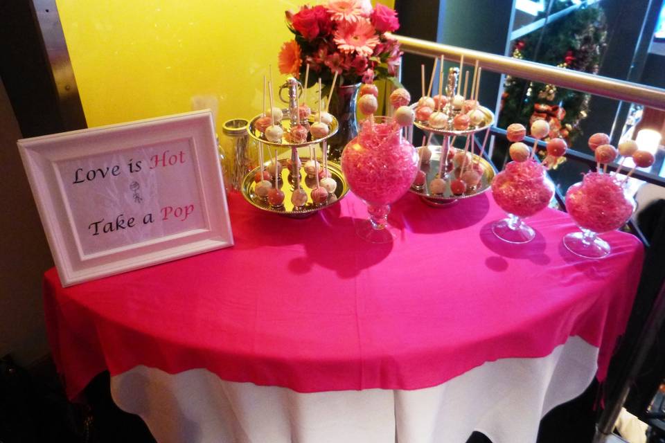 Cakepop dessert display