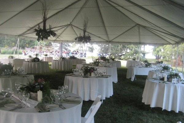 Outdoor wedding venue