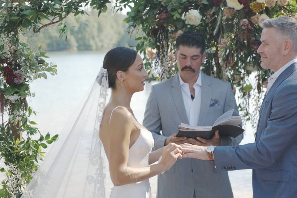 Exchanging vows