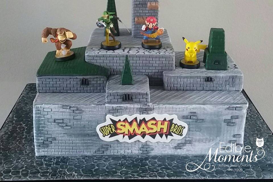 Smash Brother's Grooms cake