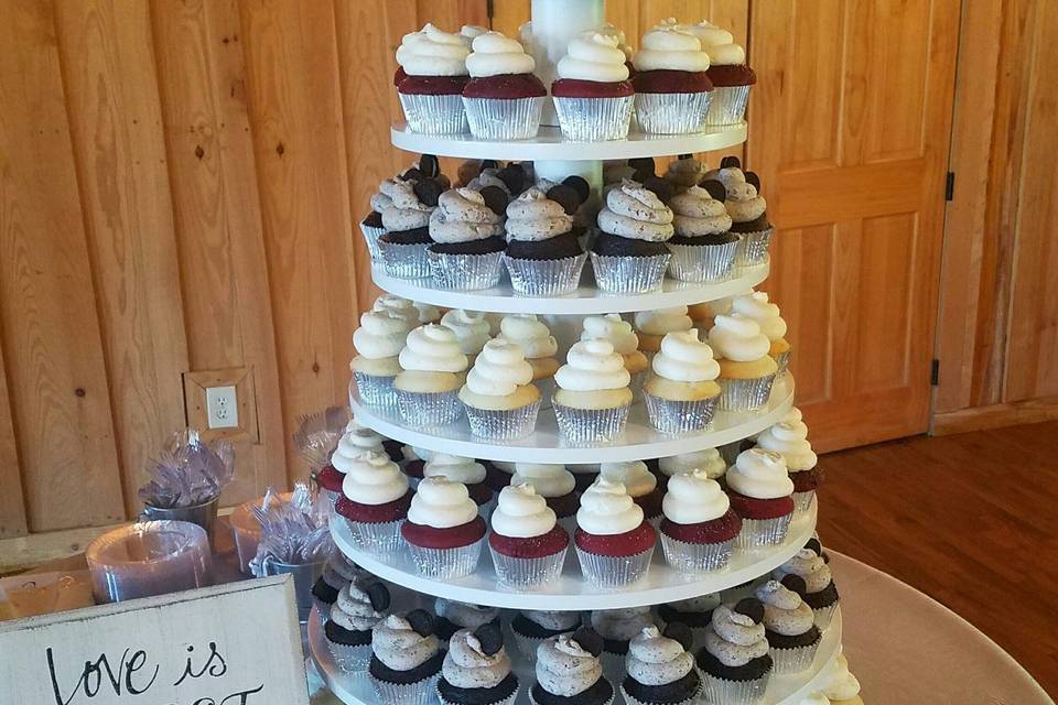 Wedding Tower Cupcakes