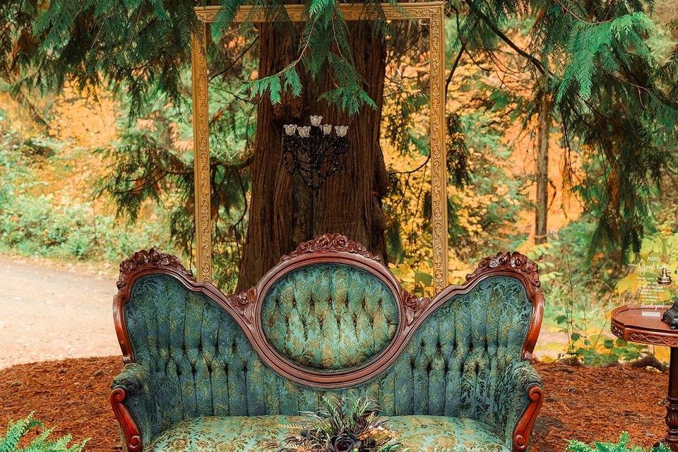 Hoyt Arboretum Wedding Decor