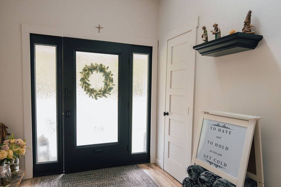 The front door