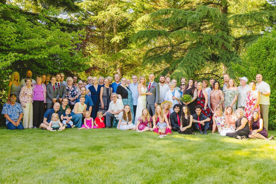 Formal family photo