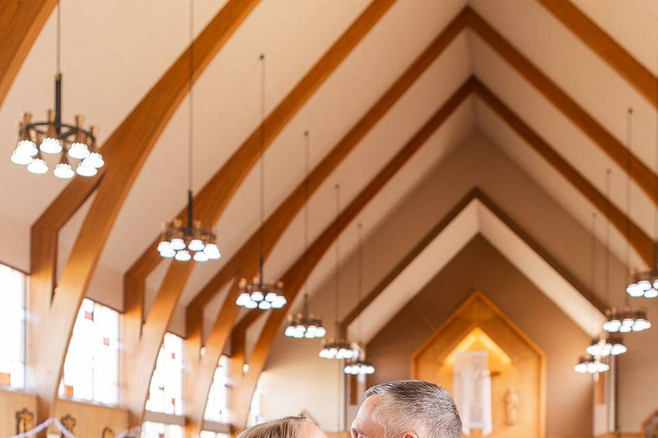 They are married!