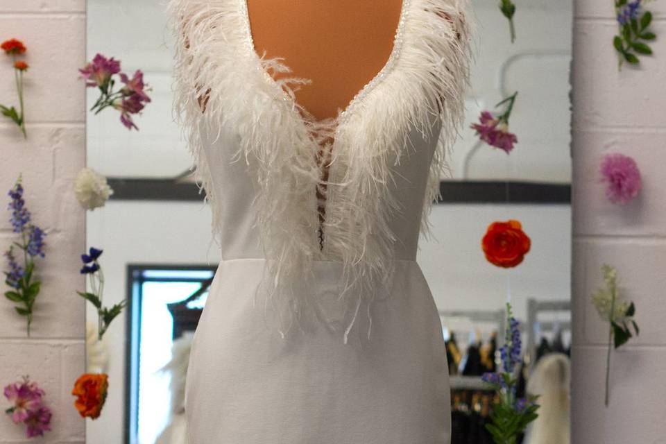 Feather dress