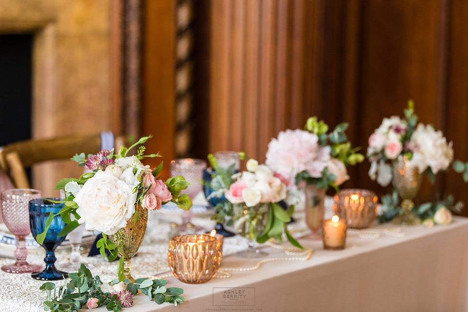 Sweet heart table