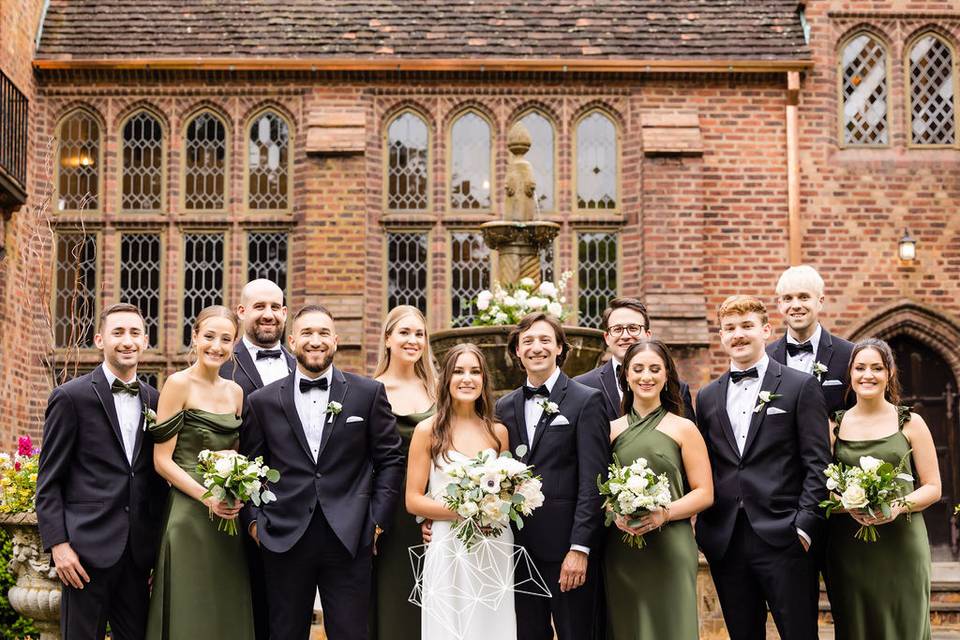 Green Bridesmaids