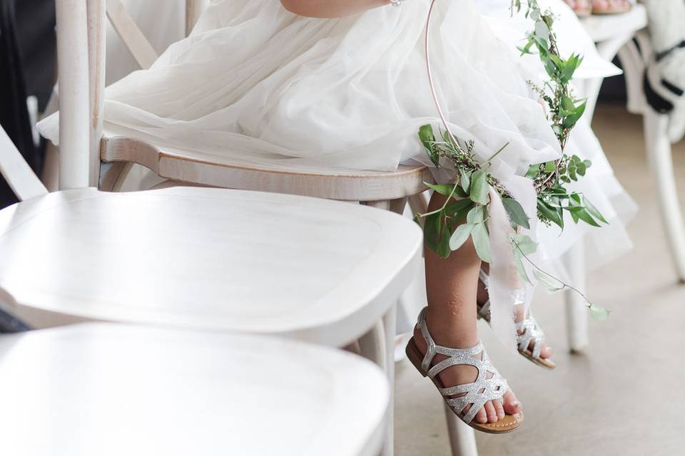 Flower girl hoops