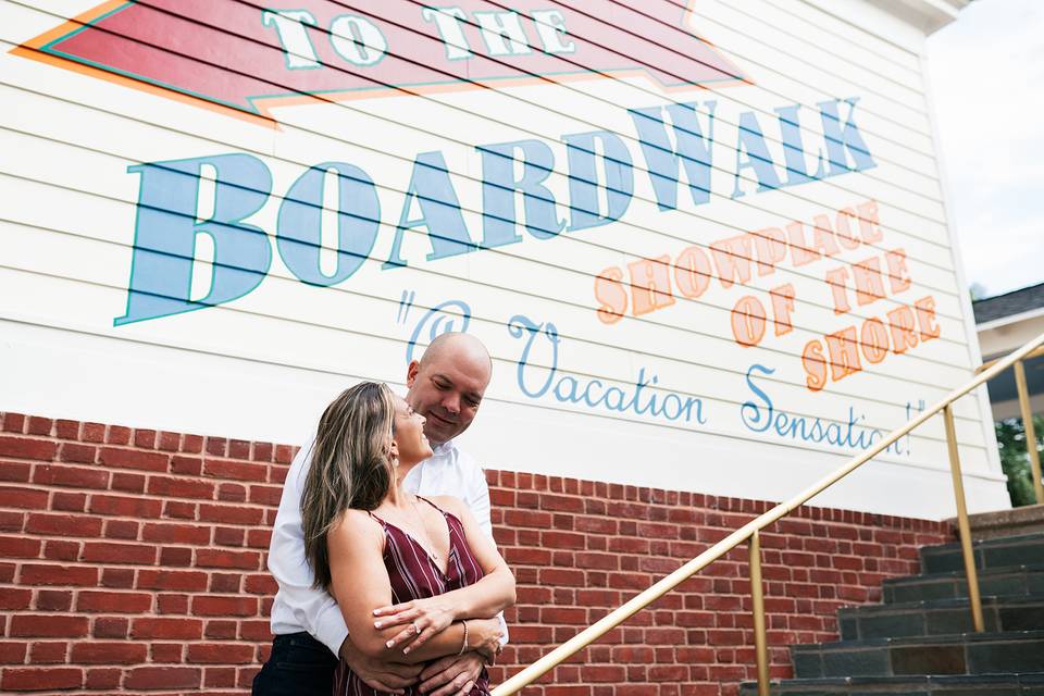 Engagement at Disney Boardwalk