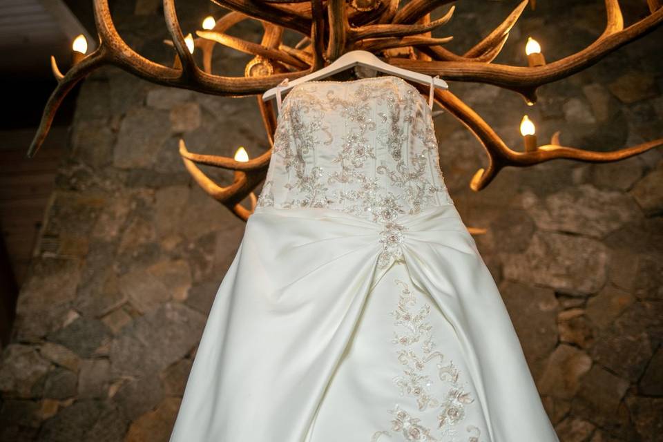 Wedding dress details