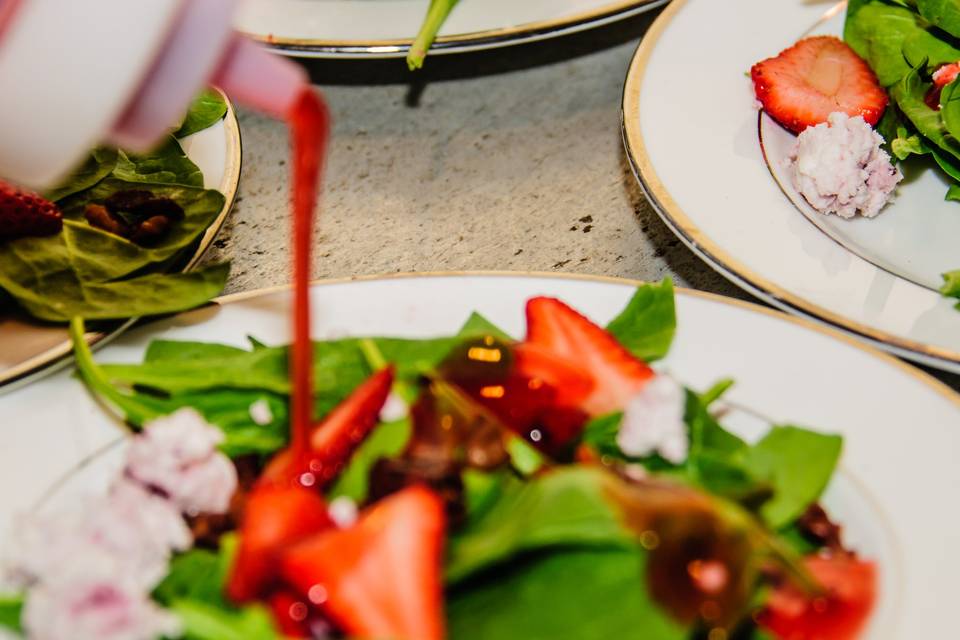 Strawberry Spinach Salad