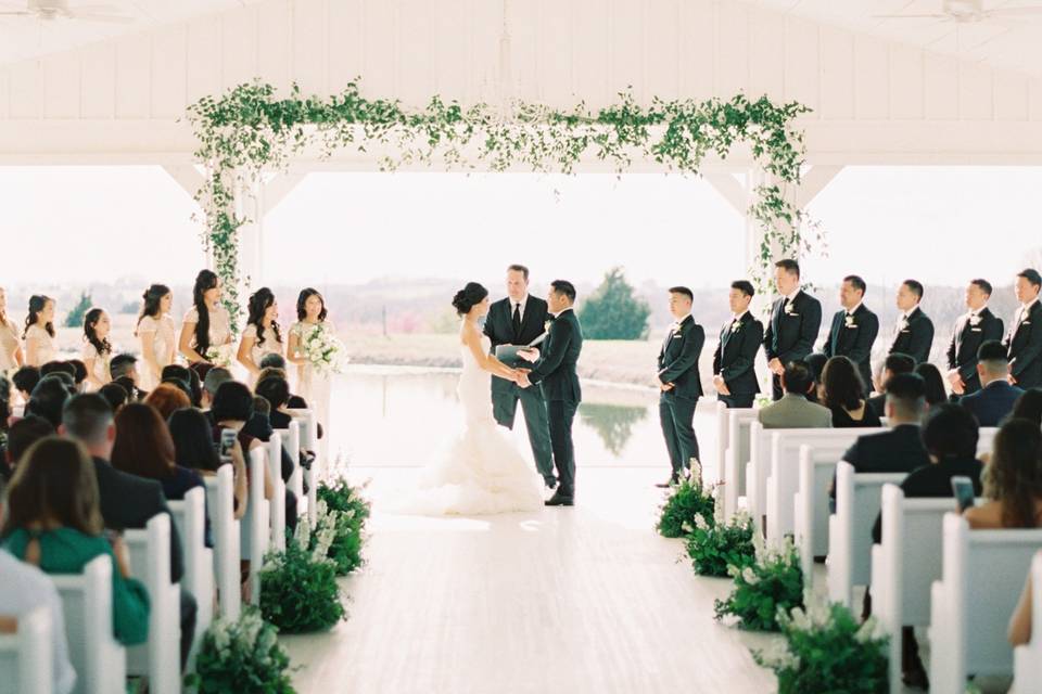 White Barn Ceremony