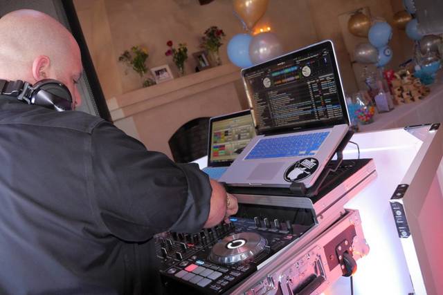 DJ at work