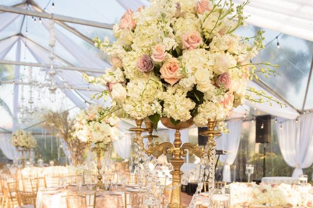 Luxury tent wedding