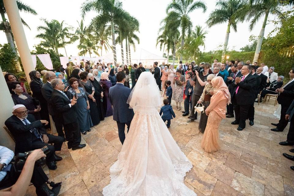 Tent wedding