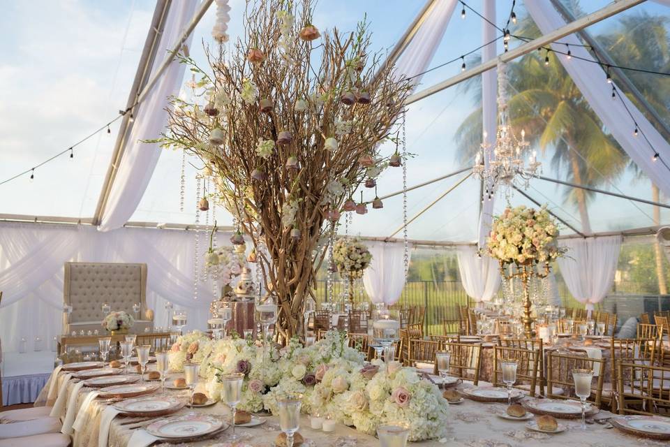 Tent wedding