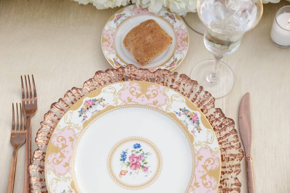 Elegant plate setting