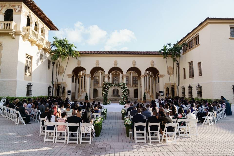 Outdoor ceremony