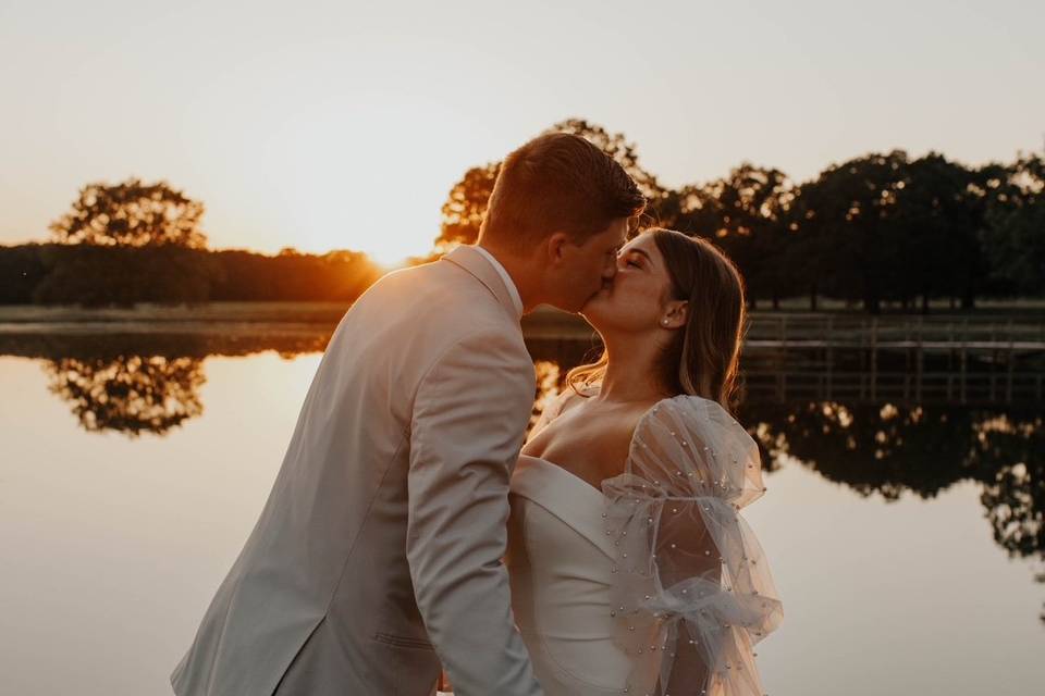 Sunset kisses