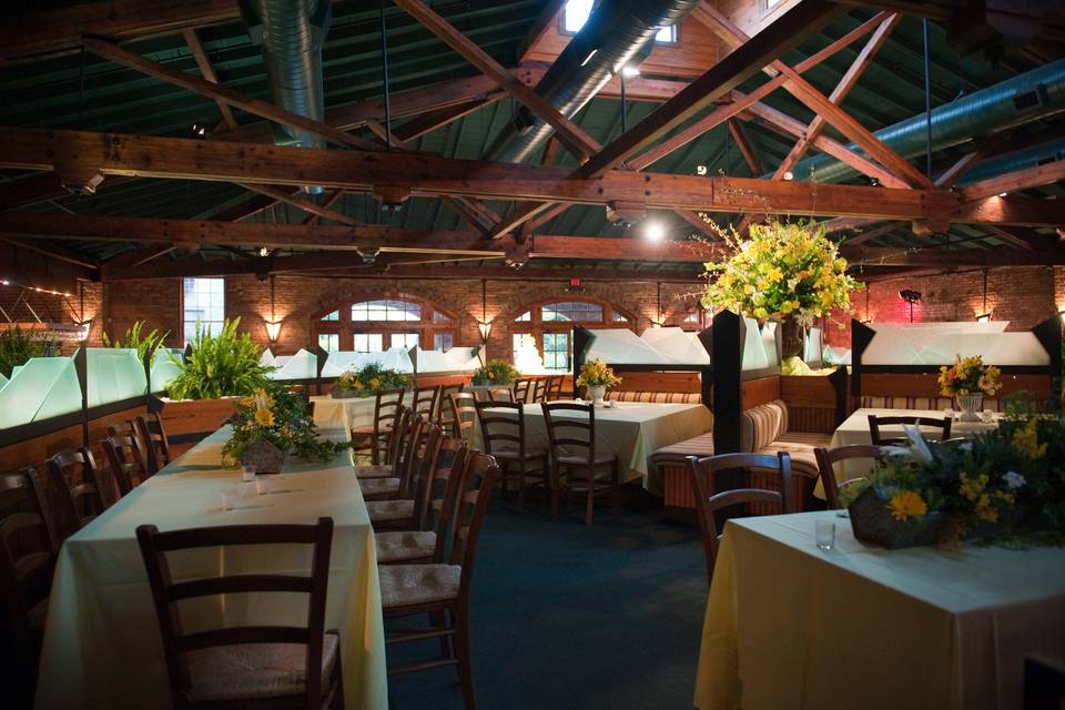 Original heart pine beams