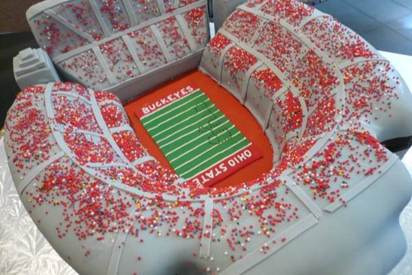 fondant covered Ohio State Stadium