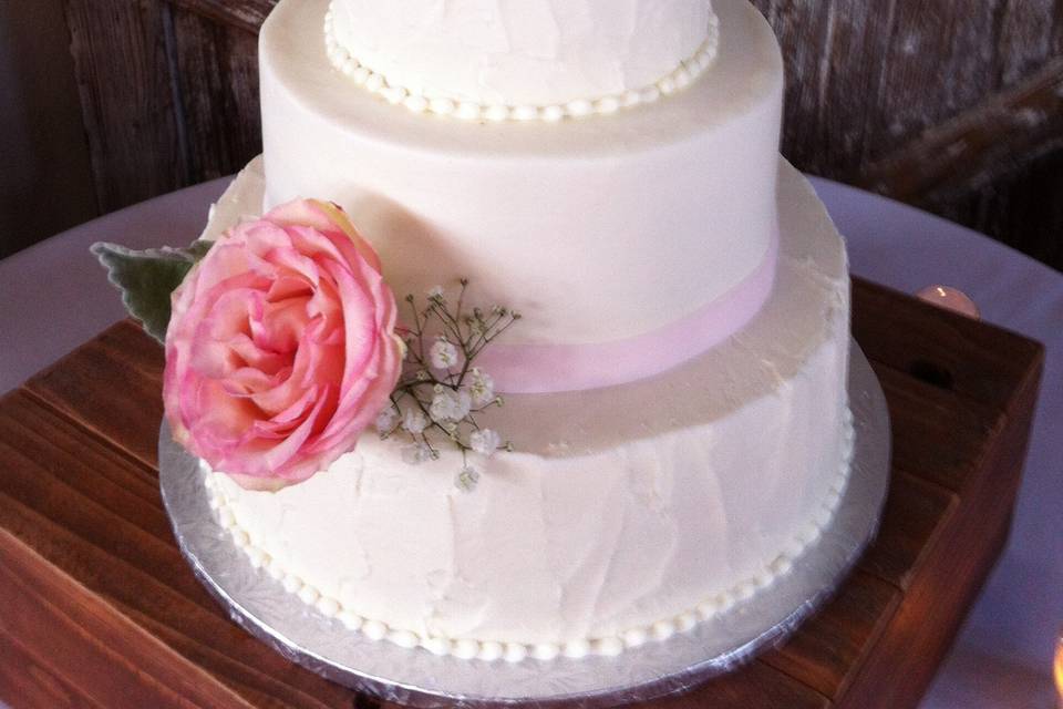 buttercream and orchids