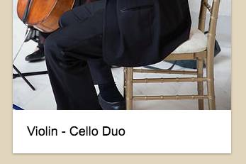 Violin - Cello Duo