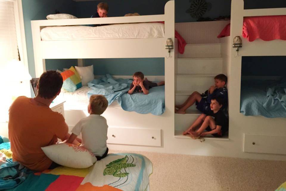 Kids love the built-in bunks!