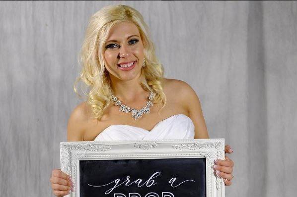 Chalkboard Photobooth sign. Chalkboards available to rent.