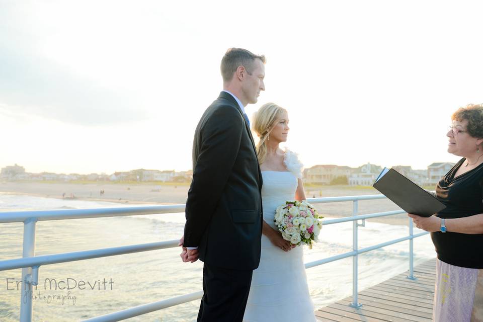 Getting married by the lake