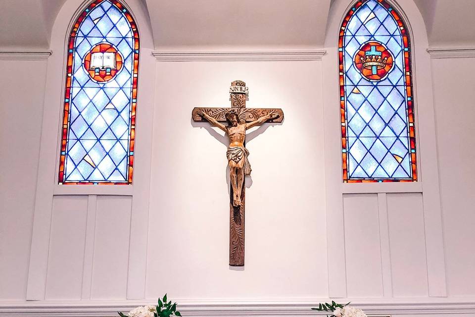 The Little White Church altar