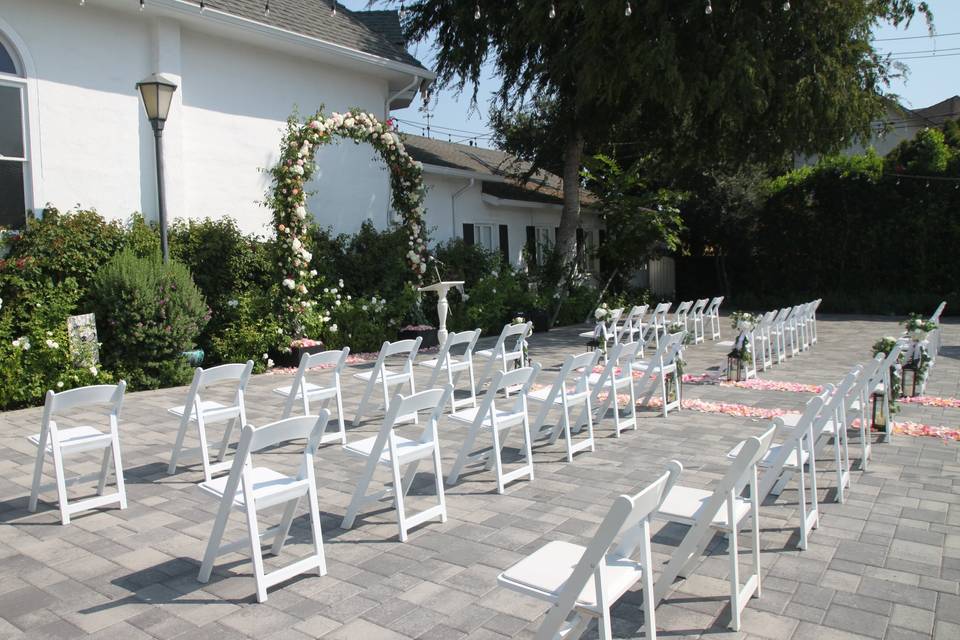 Ceremony set up