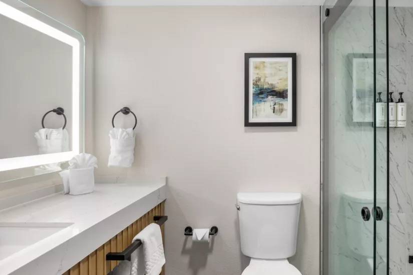 Bathroom with Walk- In Shower