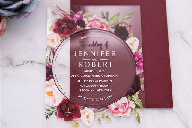 Acrylic Invitation