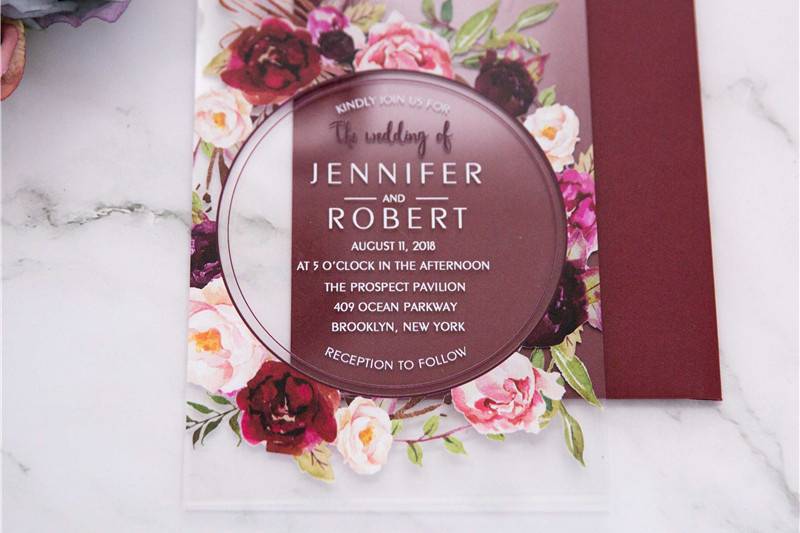 Acrylic Invitation