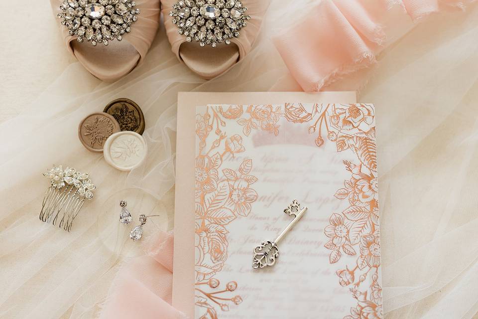 Romantic Rose Gold Foil