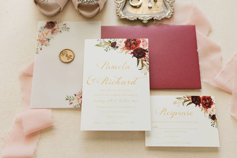 Vellum Invitation