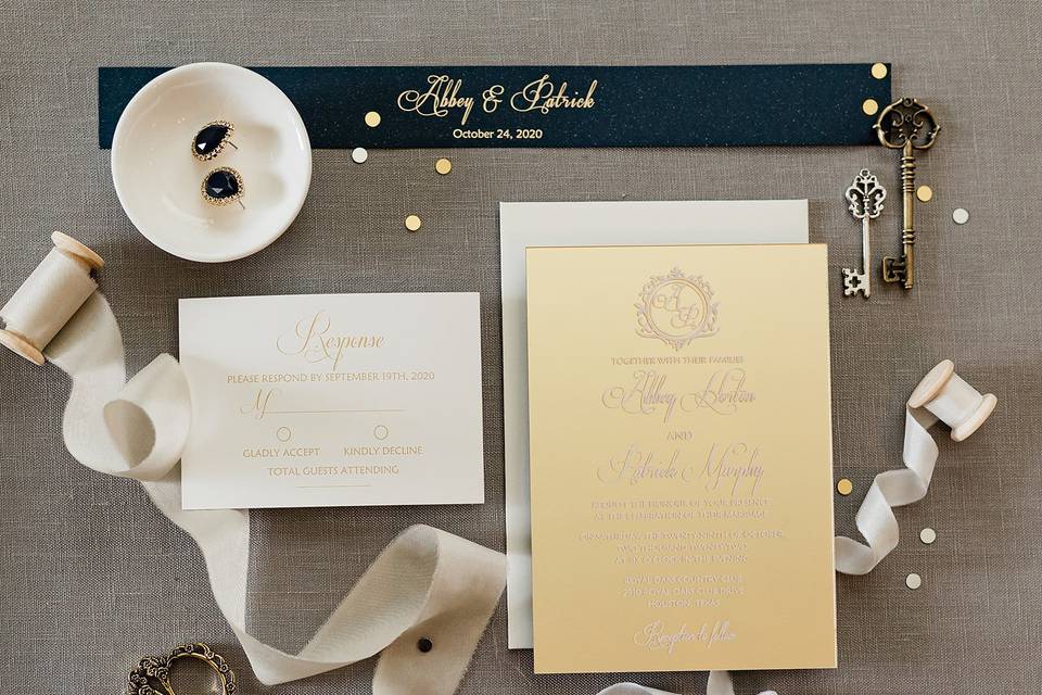 Elegant Acrylic Invitation