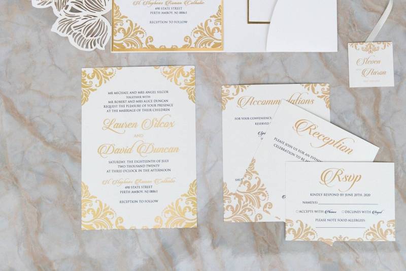 Laser invitation set