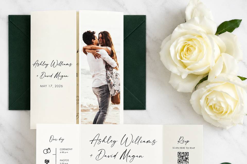 All in one invitation/program