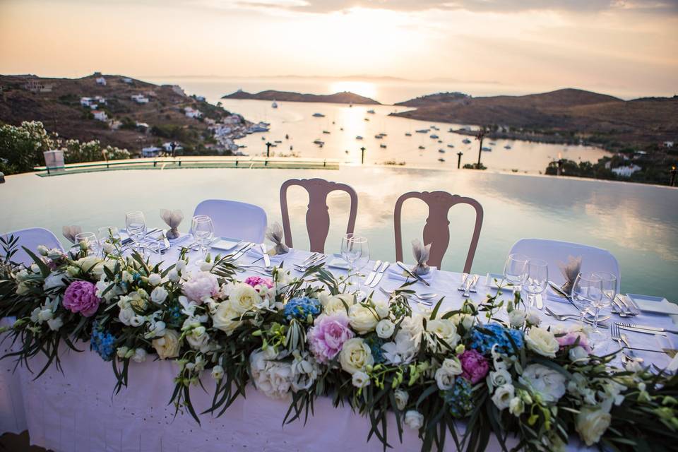 Kea island wedding