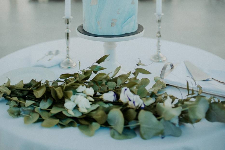 Blue hues wedding