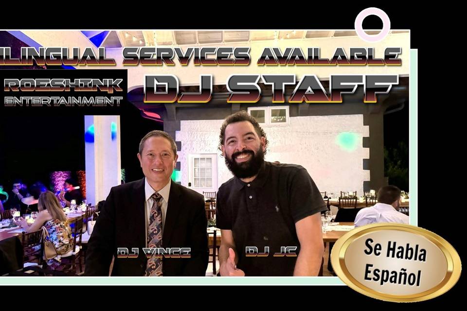 DJ Vince & DJ JC (Bilingual)